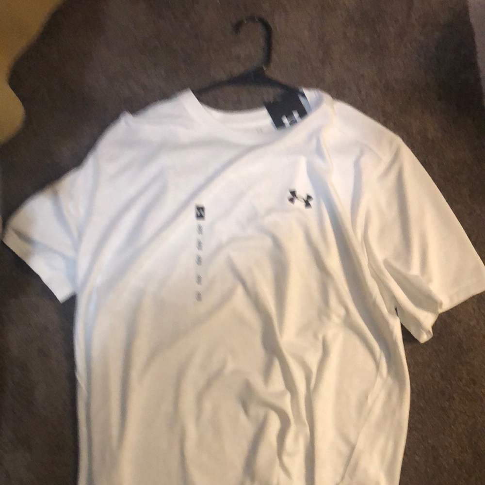 Under Armour Men's White T-Shirt